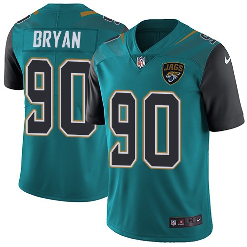 Nike Men & Women & Youth Jaguars 90 Taven Bryan Teal NFL Vapor Untouchable Limited Jersey,We sell and wholesale Nike Men & Women & Youth Jaguars 90 Taven Bryan Teal NFL Vapor Untouchable Limited Jersey on line form chian!